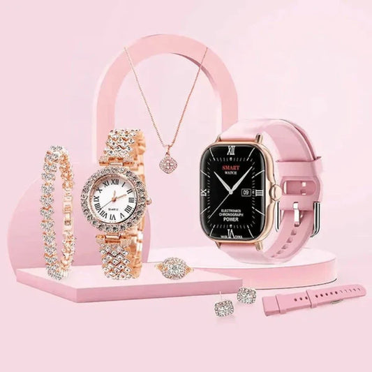 6 IN 1  Women Smart Watch Gift